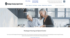 Desktop Screenshot of muskegonhearingandspeech.org