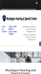 Mobile Screenshot of muskegonhearingandspeech.org